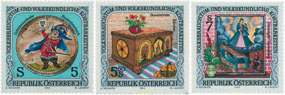Sellos: 121136 MNH AUSTRIA 1992 USOS Y COSTUMBRES POPULARES
