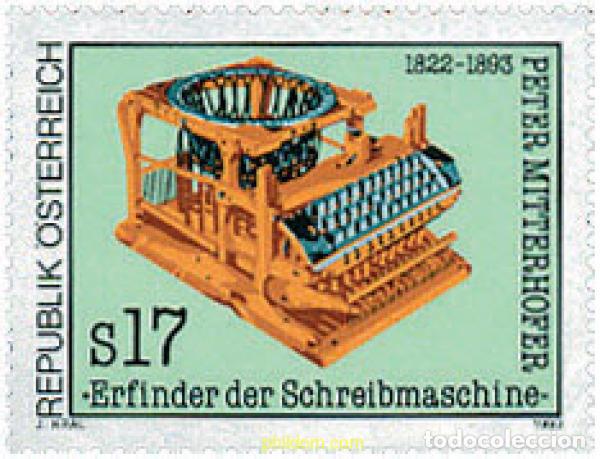 Sellos: 121152 MNH AUSTRIA 1993 CENTENARIO DE LA MUERTE DE PETER MITTERHOFER