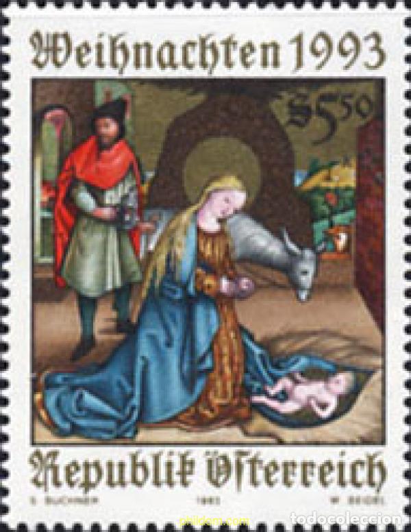 Sellos: 121183 MNH AUSTRIA 1993 NAVIDAD