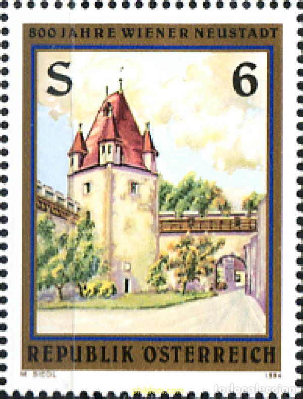 Briefmarken: 121187 MNH AUSTRIA 1994 800 ANIVERSARIO DE LA CIUDAD DE WIENER NEUSTADT