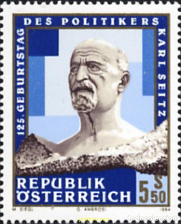 Sellos: 121203 MNH AUSTRIA 1994 125 ANIVERSARIO DEL NACIMIENTO DE KARL SEITZ