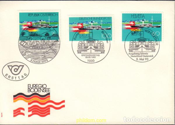 Sellos: 368992 MNH AUSTRIA 1993 EUREGIO BODENSEE - Foto 1
