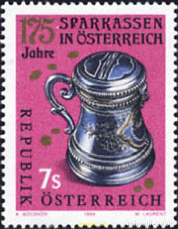 Sellos: 121209 MNH AUSTRIA 1994 175 ANIVERSARIO DE LA CAJA DE AHORROS EN AUSTRIA