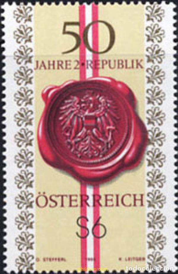 Sellos: 121226 MNH AUSTRIA 1995 50 ANIVERSARIO DE LA SEGUNDA REPUBLICA