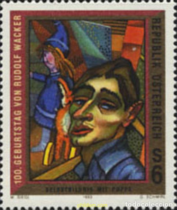 Sellos: 121169 MNH AUSTRIA 1993 CENTENARIO DEL NACIMIENTO DE RUDOLF WACKER