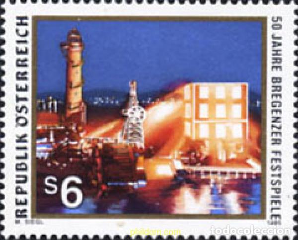 Sellos: 121230 MNH AUSTRIA 1995 50 ANIVERSARIO DEL FESTIVAL DE BREGENZ