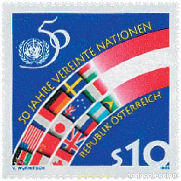 Sellos: 121232 MNH AUSTRIA 1995 50 ANIVERSARIO DE LAS NACIONES UNIDAS