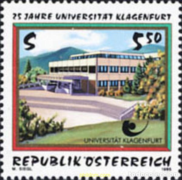 Sellos: 121240 MNH AUSTRIA 1995 25 ANIVERSARIO DE LA UNIVERSIDAD DE KLAGENFURT