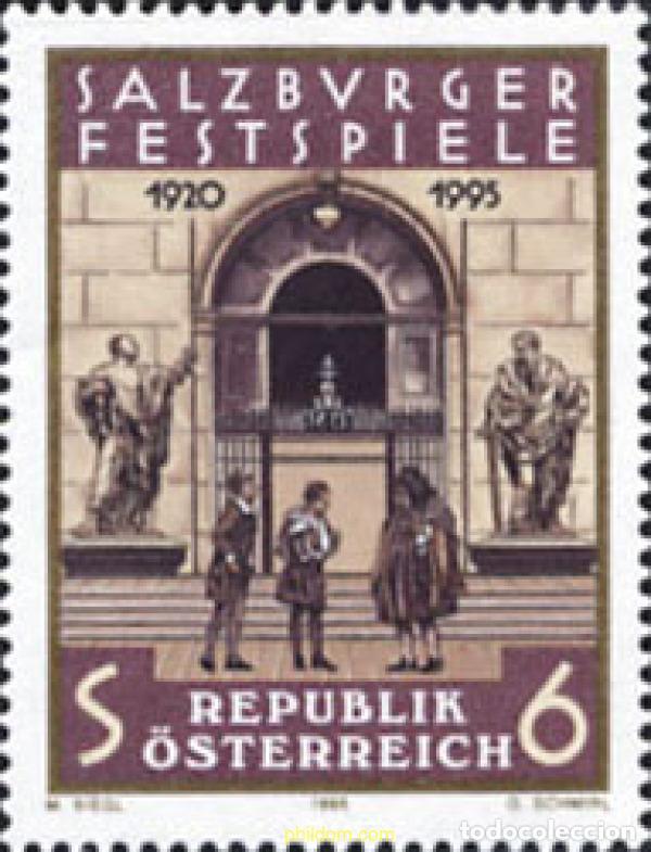 Sellos: 121235 MNH AUSTRIA 1995 75 ANIVERSARIO DEL FESTIVAL DE SALZBOURG