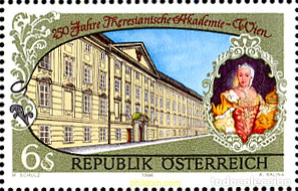 Sellos: 121255 MNH AUSTRIA 1996 250 ANIVERSARIO DE LA ACADEMIA THERESIANUM