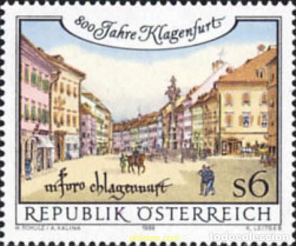 Sellos: 121261 MNH AUSTRIA 1996 800 ANIVERSARIO DE LA CIUDAD DE KLAGENFURT