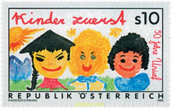 Sellos: 121265 MNH AUSTRIA 1996 50 ANIVERSARIO DE LA UNICEF