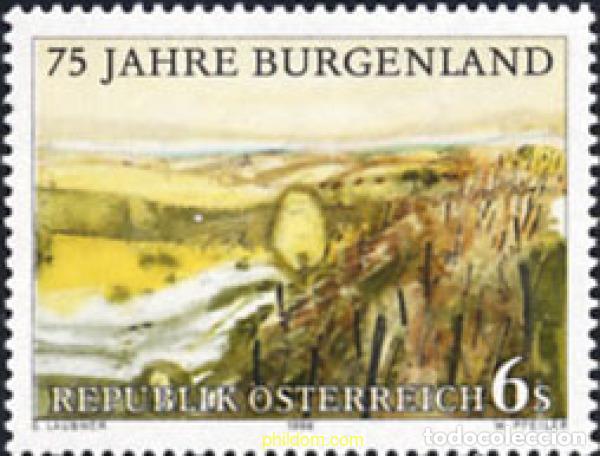 Sellos: 121264 MNH AUSTRIA 1996 75 ANIVERSARIO DE LA INTEGRACION DE BURGENLAND A AUSTRIA
