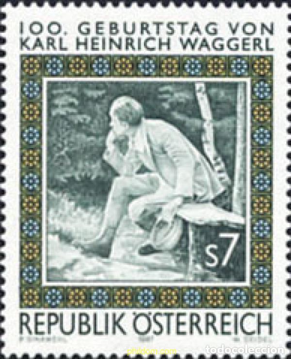 Sellos: 121280 MNH AUSTRIA 1997 CENTENARIO DEL NACIMIENTO DE KARL HEINRICH WAGGERL