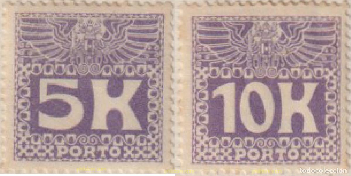 Sellos: 639816 HINGED AUSTRIA 1911 CIFRAS