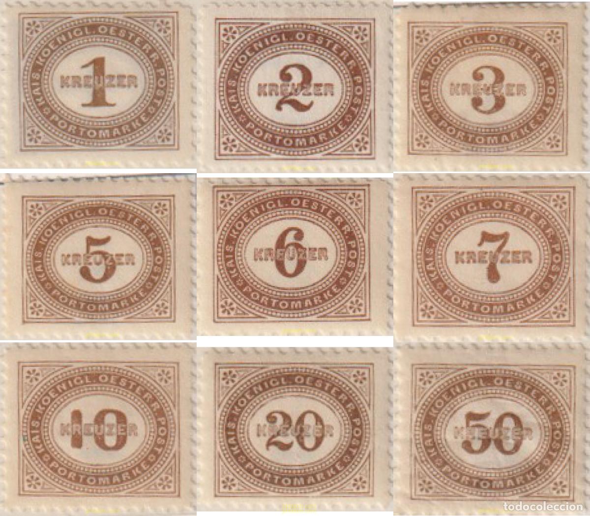 Sellos: 639620 MNH AUSTRIA 1894 CIFRAS