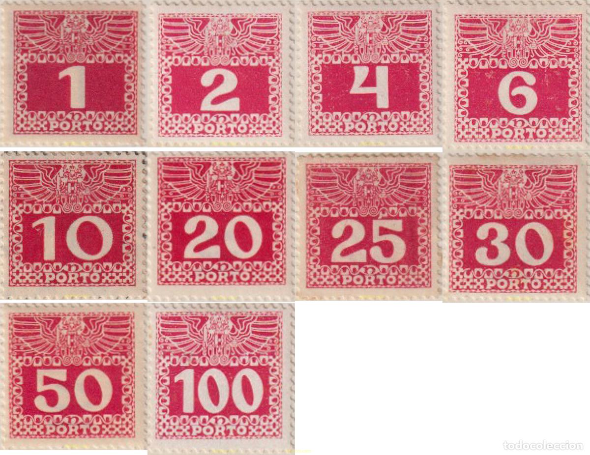 Sellos: 639621 HINGED AUSTRIA 1908 CIFRAS - Foto 1