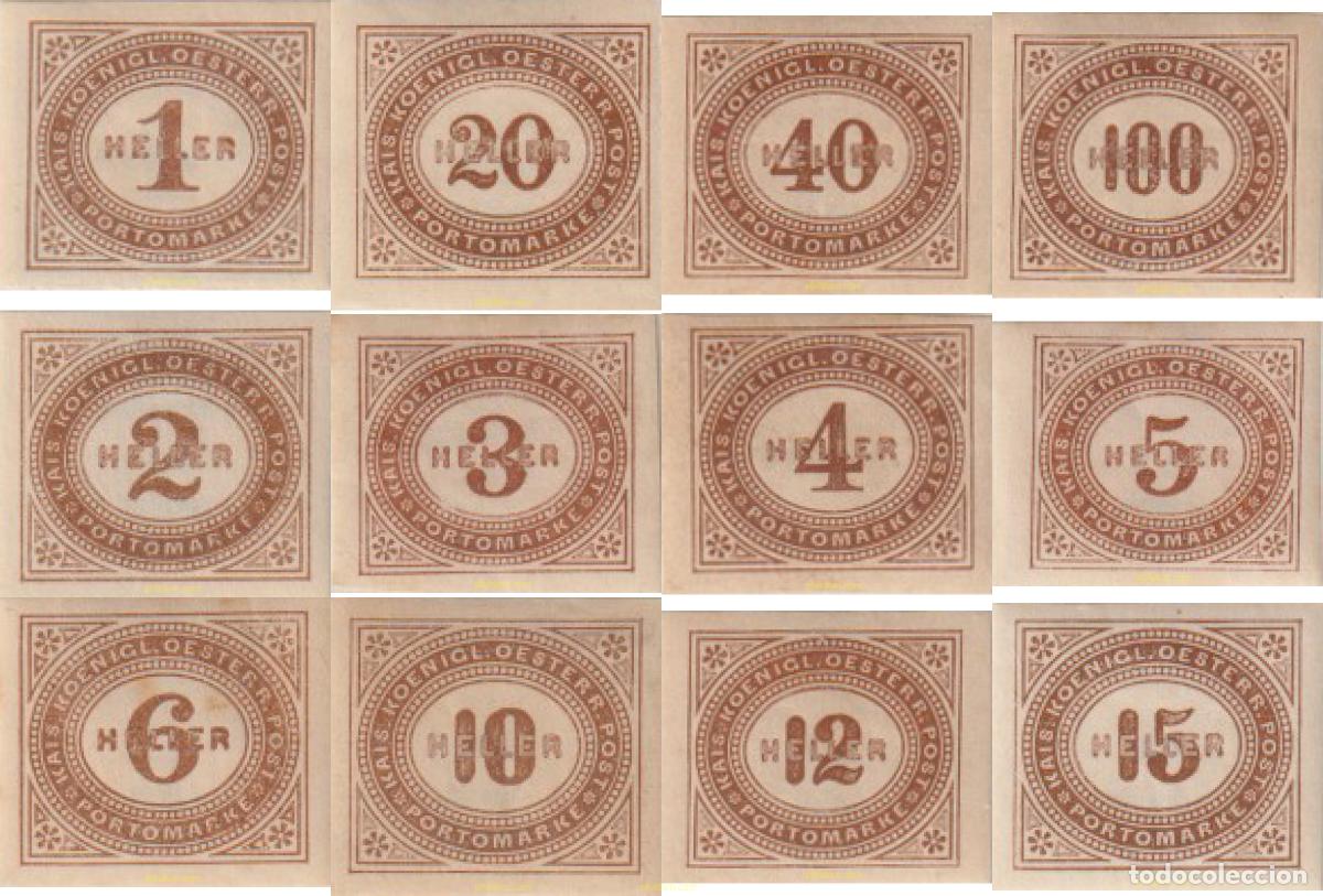 Sellos: 612371 HINGED AUSTRIA 1899 CIFRAS