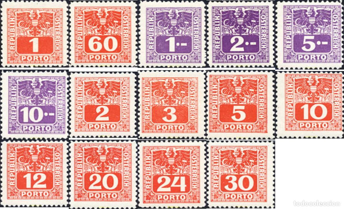 Sellos: 615505 HINGED AUSTRIA 1945 CIFRAS Y ESCUDOS