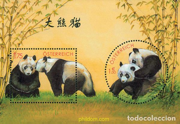 Sellos: 122195 MNH AUSTRIA 2003 EL OSO PANDA GIGANTE