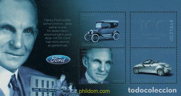Sellos: 126300 MNH AUSTRIA 2003 CENTENARIO DE LA FORD