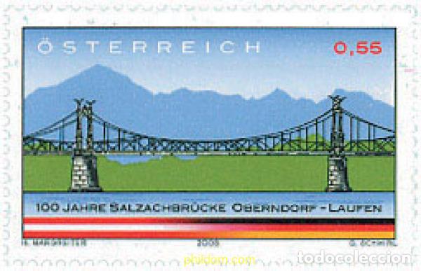 Sellos: 127474 MNH AUSTRIA 2003 CENTENARIO DEL PUENTE SALZACH