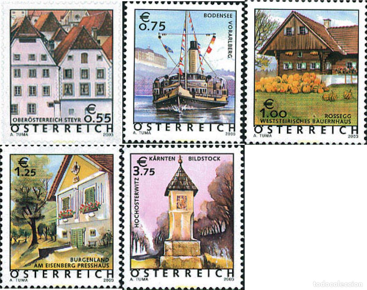 Sellos: 127471 MNH AUSTRIA 2003 VACACIONES EN AUSTRIA