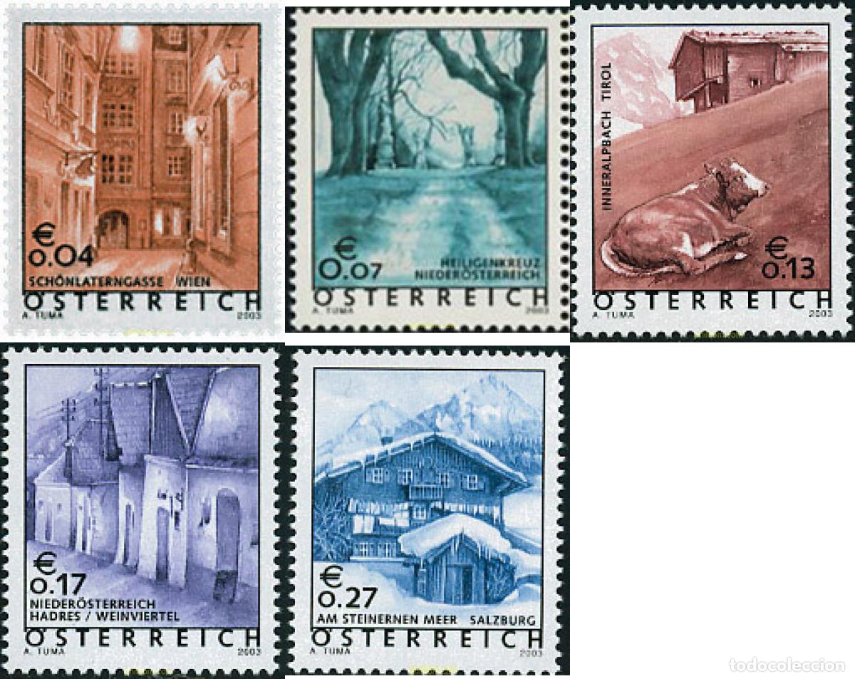 Sellos: 127473 MNH AUSTRIA 2003 VACACIONES EN AUSTRIA