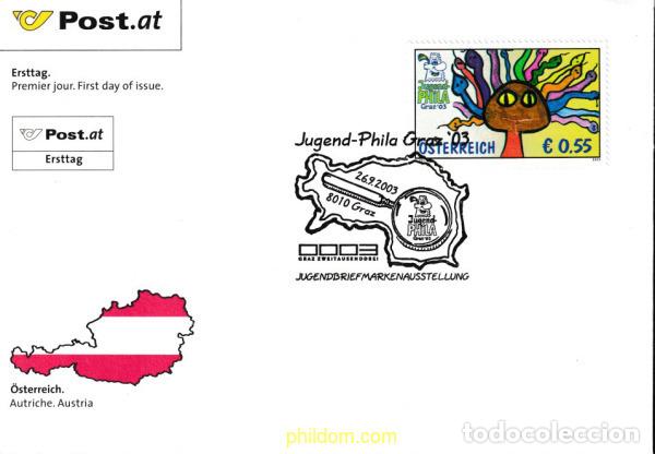 Sellos: 444122 MNH AUSTRIA 2003 JUGENDPHILA 03. EXPOSICION FILATELICA NACIONAL