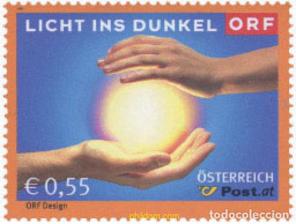 Sellos: 136544 MNH AUSTRIA 2003 30 ANIVERSARIO DE LA CAMPA&Ntilde;A LUZ EN LA OSCURIDAD