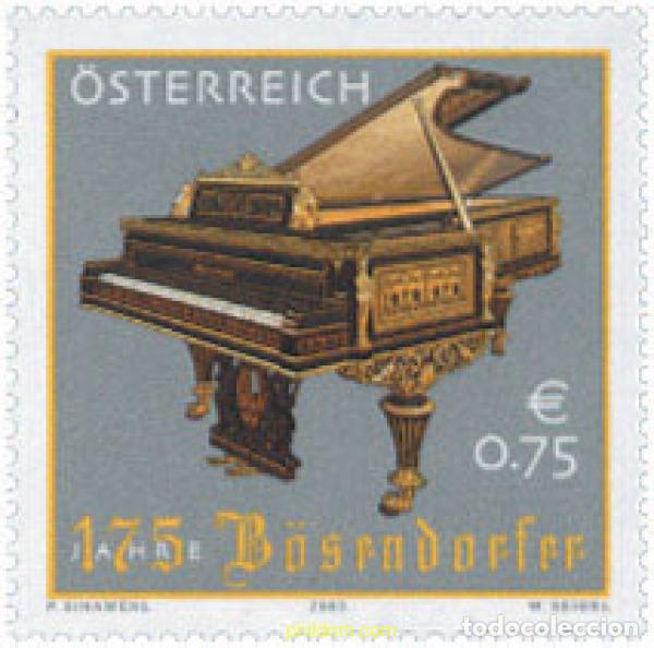 Sellos: 136980 MNH AUSTRIA 2003 175 ANIVERSARIO DEL BOSENDORFER