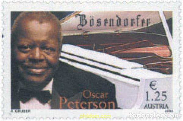 Sellos: 136981 MNH AUSTRIA 2003 HOMENAJE A OSCAR PETERSON