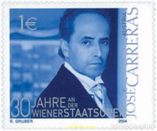 Sellos: 139471 MNH AUSTRIA 2004 HOMENAJE A JOSE CARRERAS