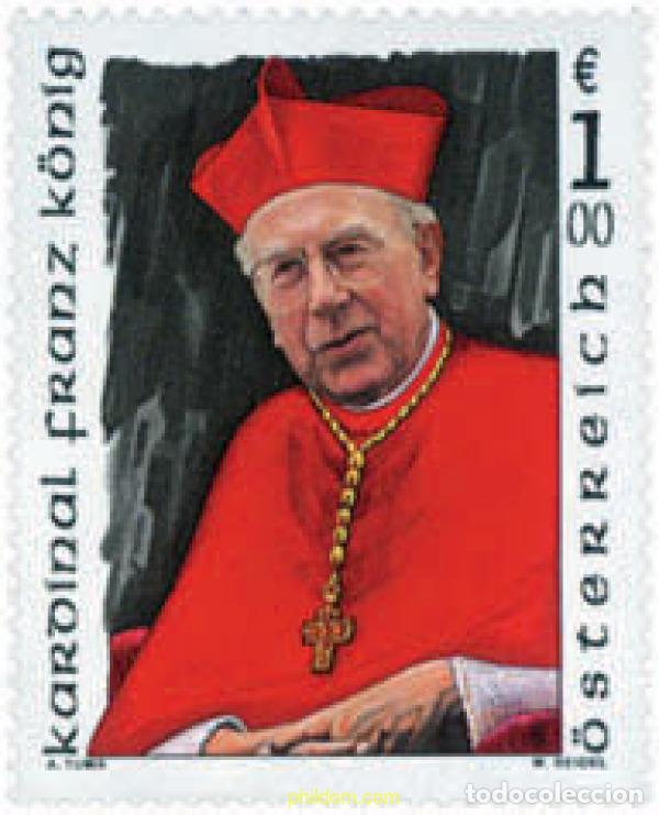 Sellos: 139475 MNH AUSTRIA 2004 EN MEMORIA DEL CARDENAL FRANZ KONIG