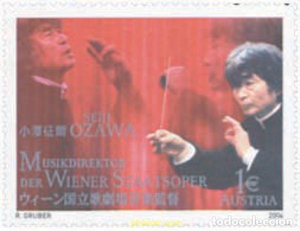 Sellos: 139468 MNH AUSTRIA 2004 HOMENAJE A SEIJI OZAWA