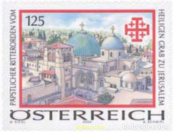 Selos: 141889 MNH AUSTRIA 2004 ORDEN PAPAL DEL SAGRADO SEPULCRO DE JERUSALEN