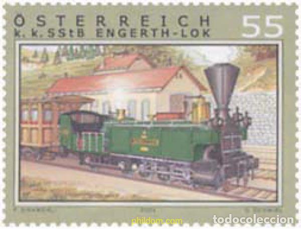 Selos: 141892 MNH AUSTRIA 2004 TRENES