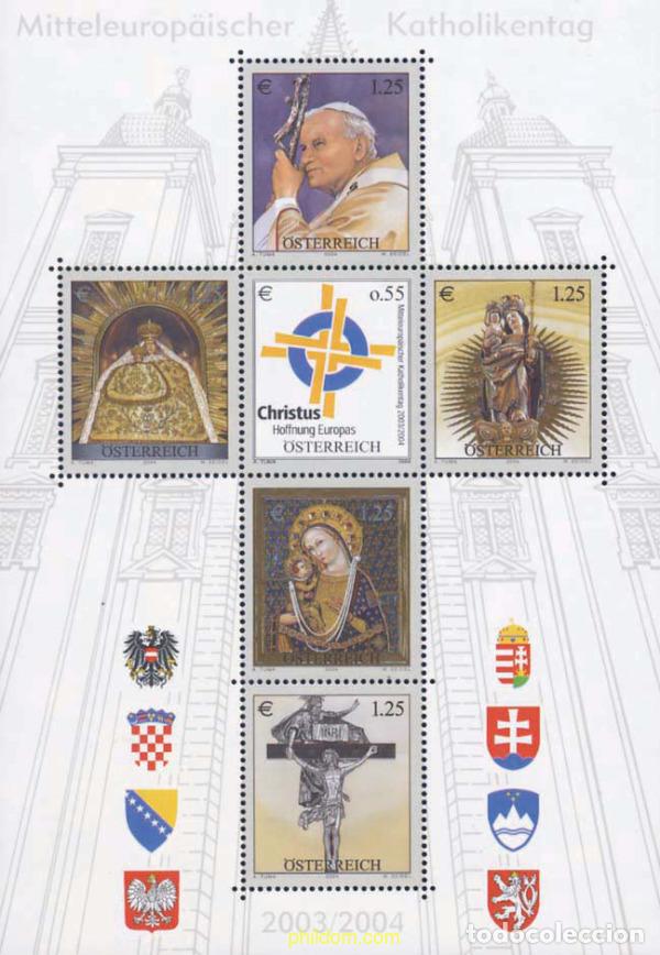 Selos: 141881 MNH AUSTRIA 2004 DIA DE LOS CATOLICOS DE LA EUROPA CENTRAL