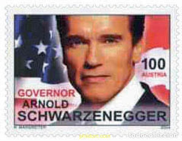 Sellos: 148381 MNH AUSTRIA 2004 HOMENAJE A ARNOLD SCHWARZENEGGER