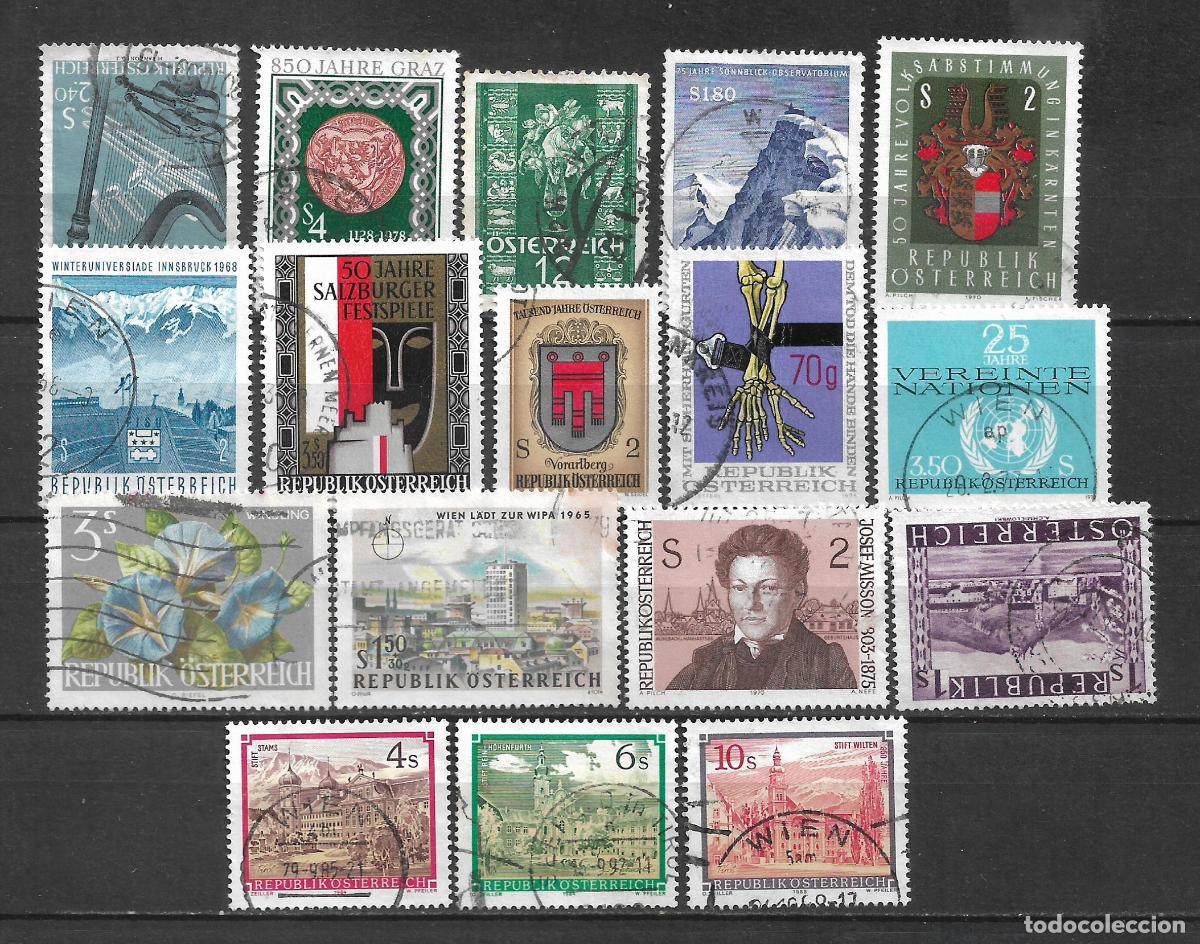 Sellos: austria lote 17 sellos usados - 6/4