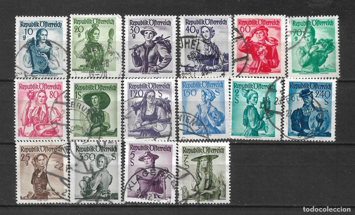 Sellos: austria lote 16 sellos usados - 6/3