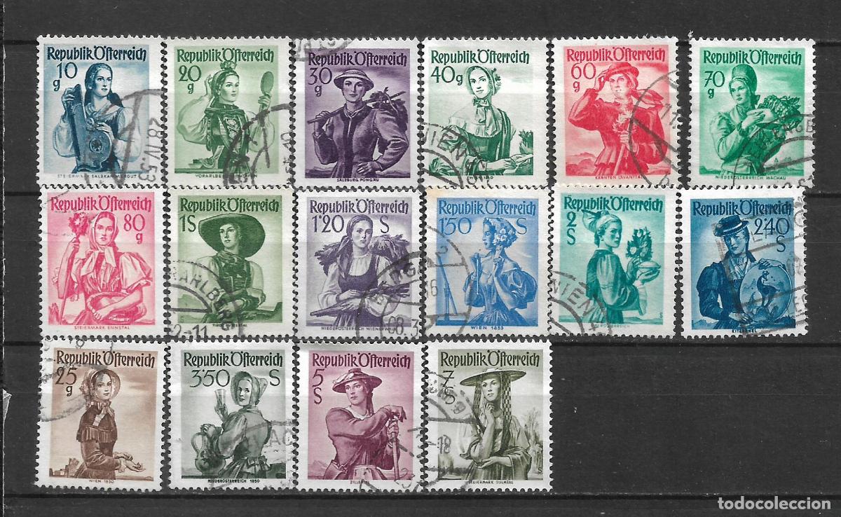 Sellos: austria lote 16 sellos usados - 6/3