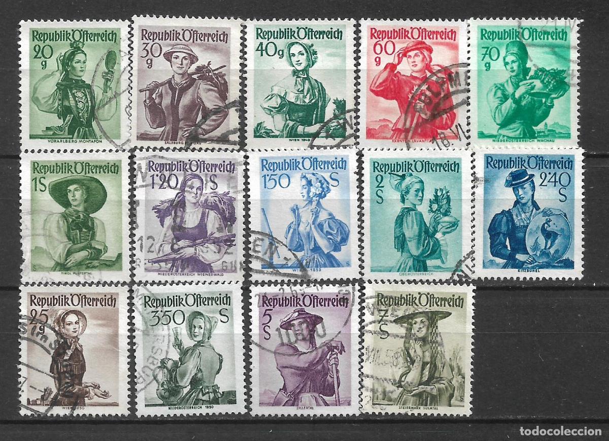 Sellos: austria lote 14 sellos usados - 6/3