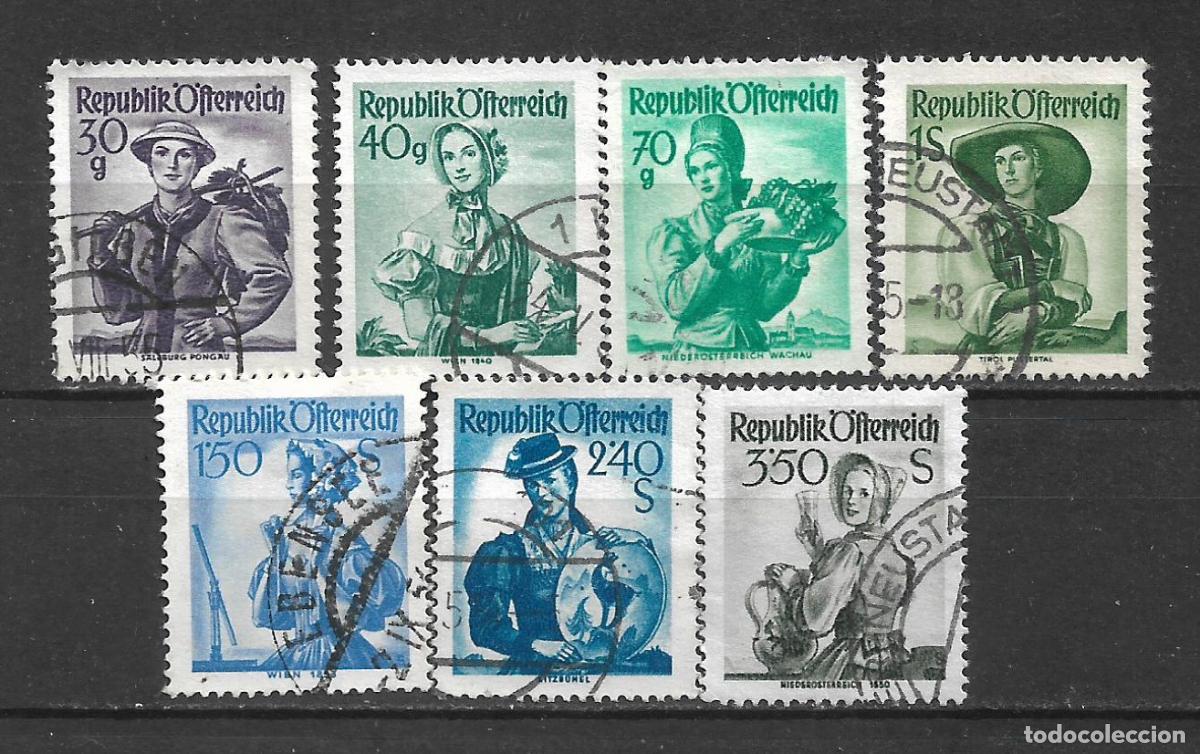 Sellos: austria lote 7 sellos usados - 6/3