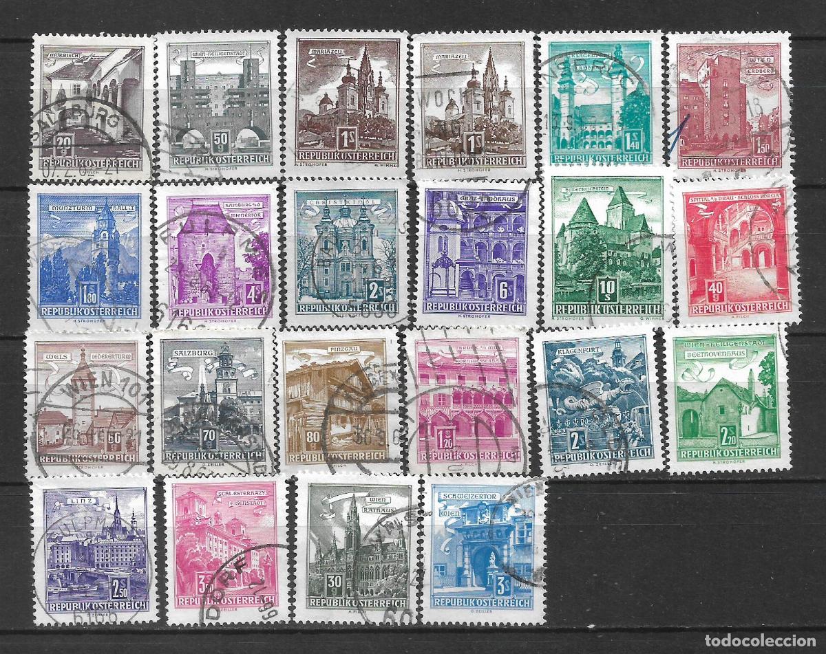 Sellos: austria lote 22 sellos usado - 6/4