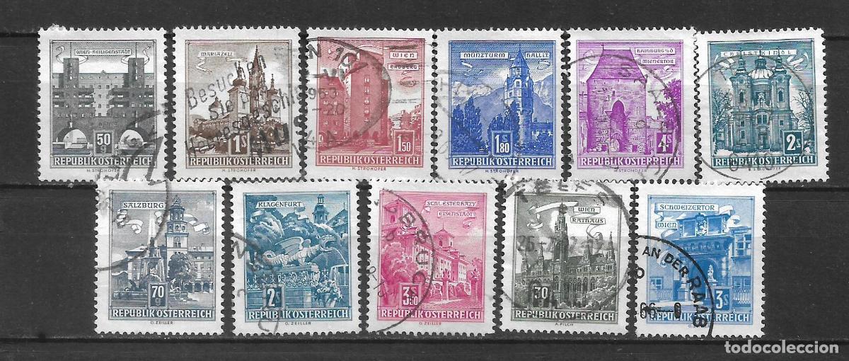 Sellos: austria lote 11 sellos usado - 6/15