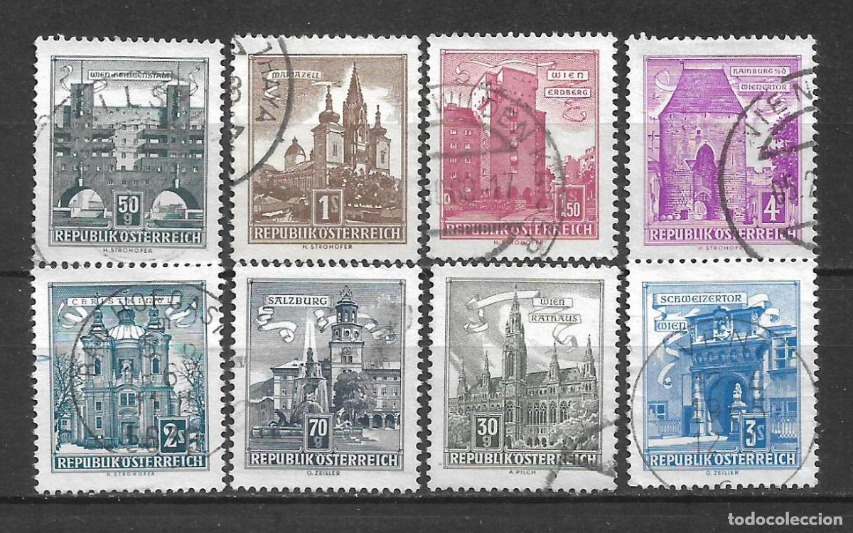 Sellos: austria lote 8 sellos usado - 6/15