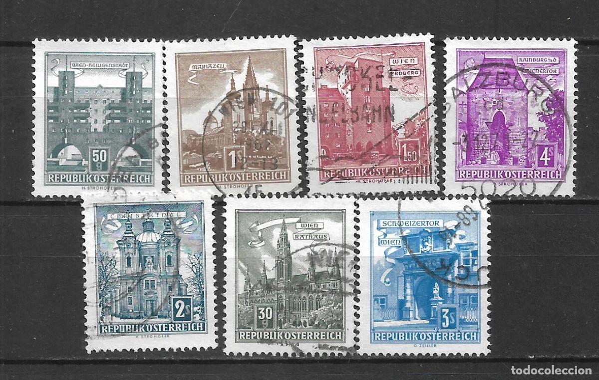Sellos: austria lote 7 sellos usado - 6/15