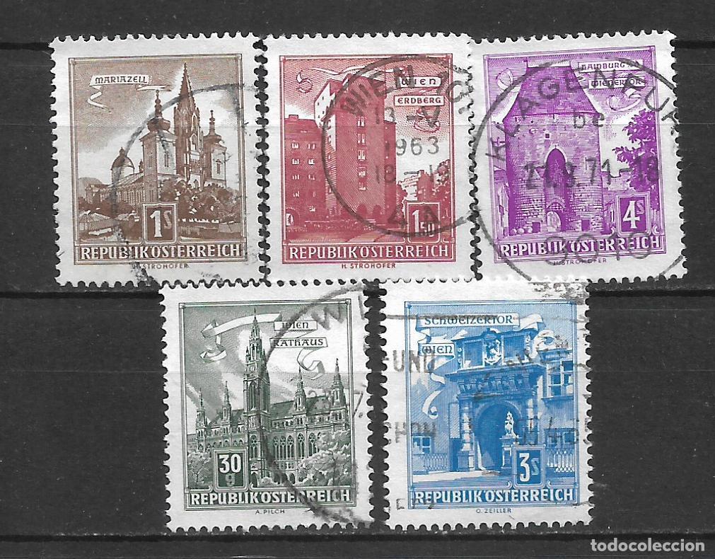 Sellos: austria lote 5 sellos usado - 6/15