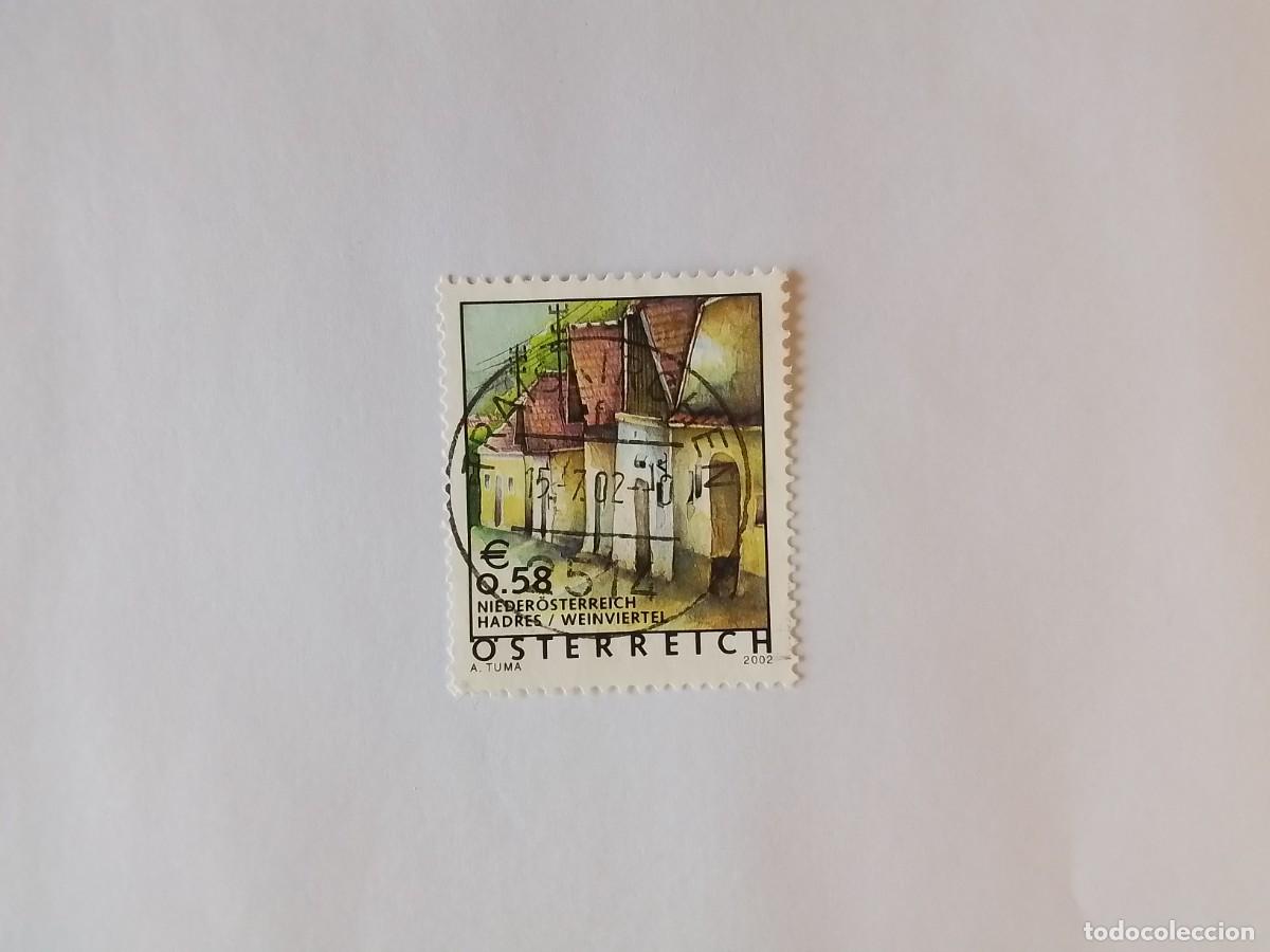 Sellos: A&Ntilde;O 2002 AUSTRIA SELLO USADO - Foto 1